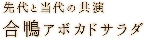 合鴨アボカドサラダ